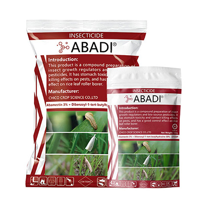 ABADI®Insecticide Abamectine 3% + Dibenzoyl-1-tert-butylhydrazine 30% 33% WP